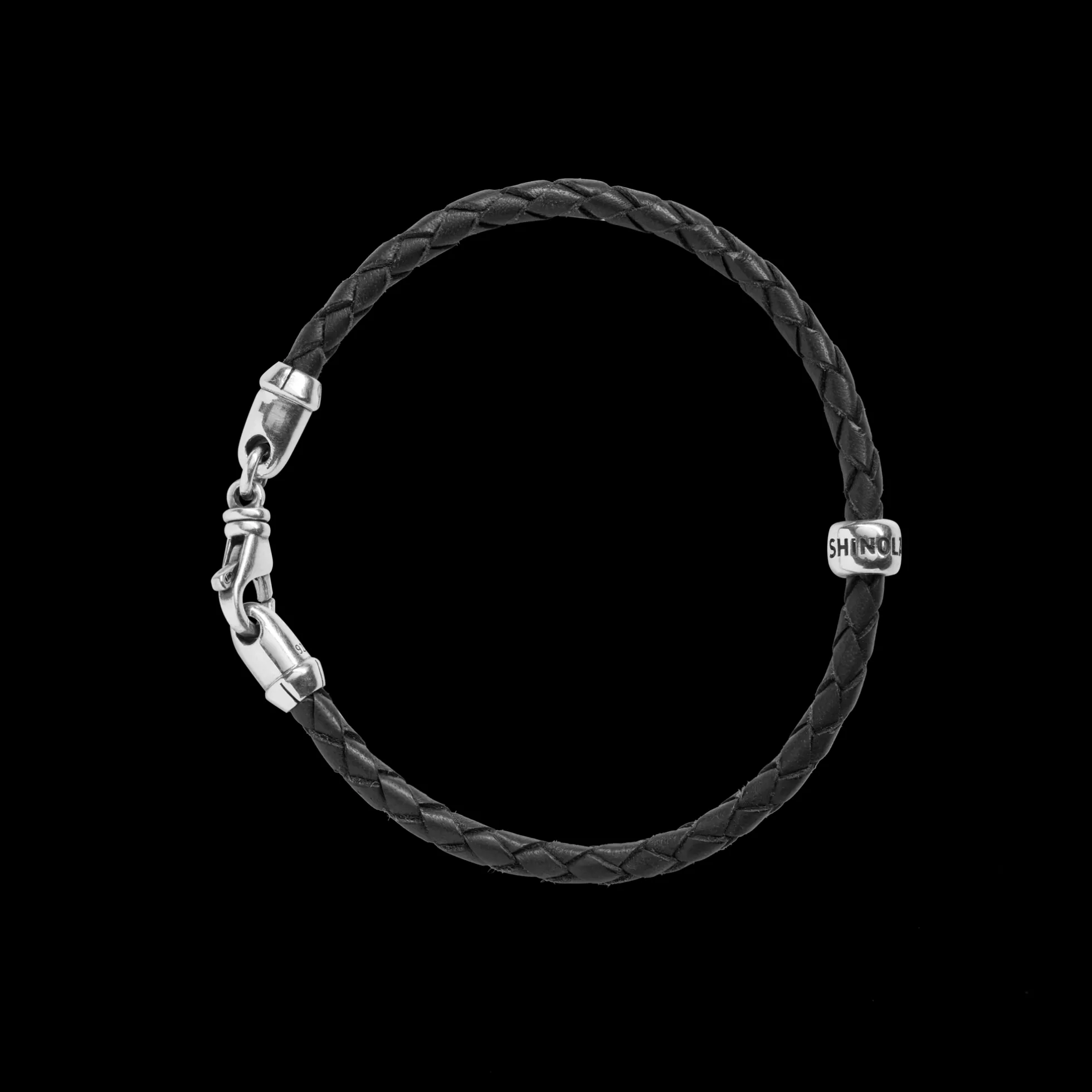 Single Wrap Woven Leather Bracelet